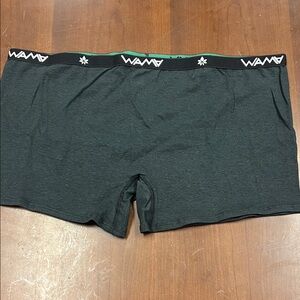 New Wama women’s boy shorts  with Green Accents 3XL cotton,hemp,spandex blend
